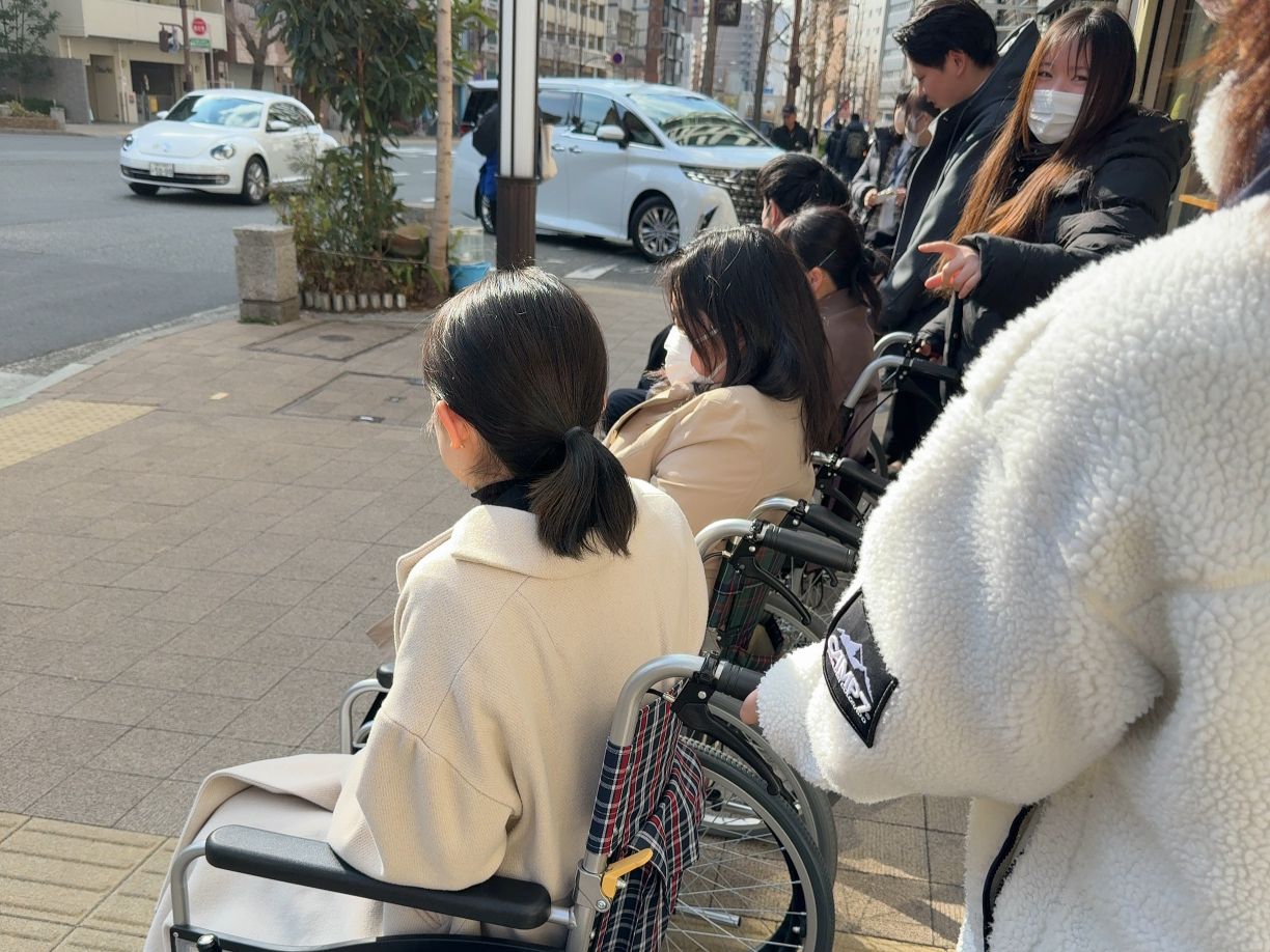 車いす体験3