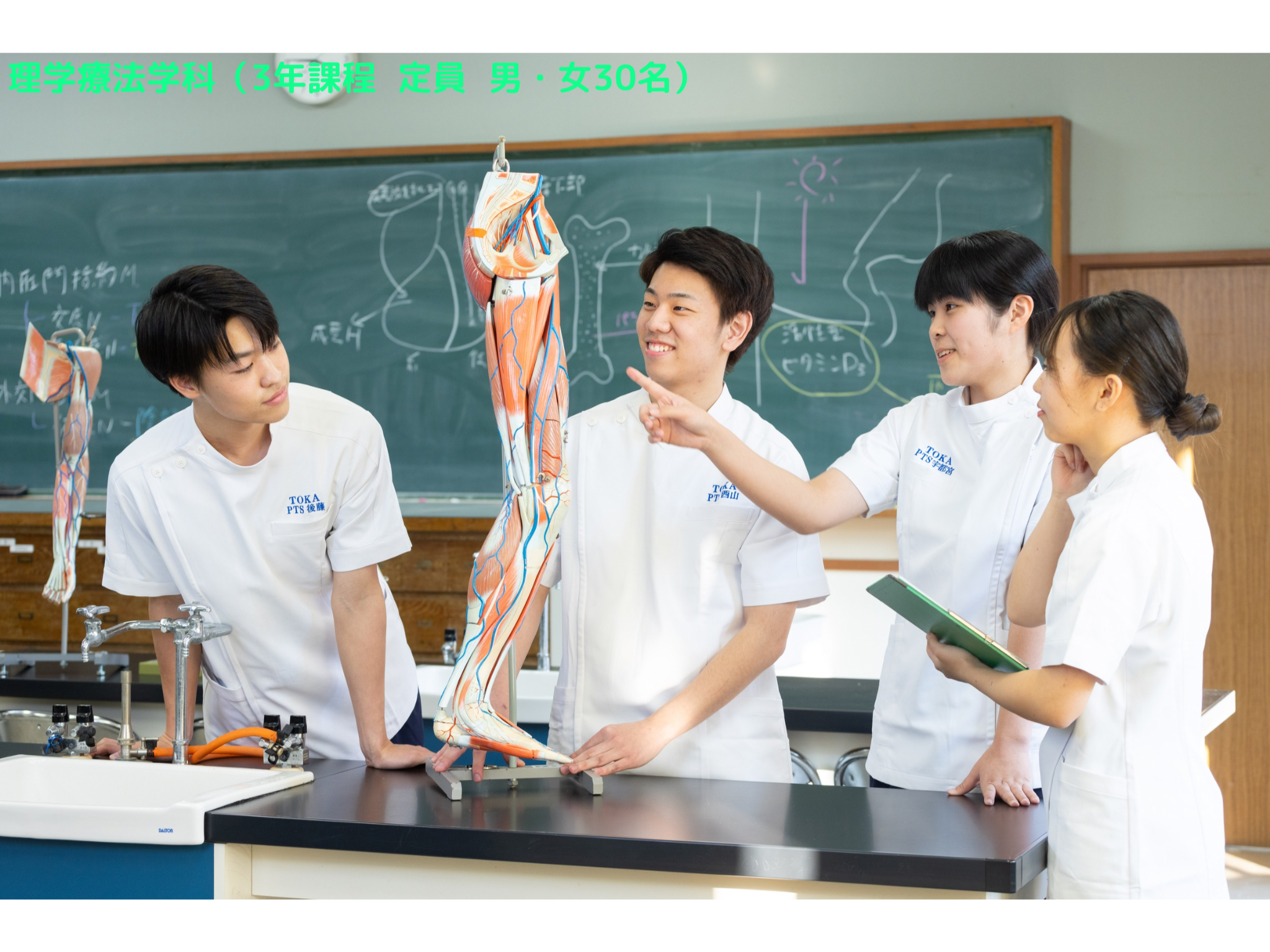 理学療法学科　トビラ
