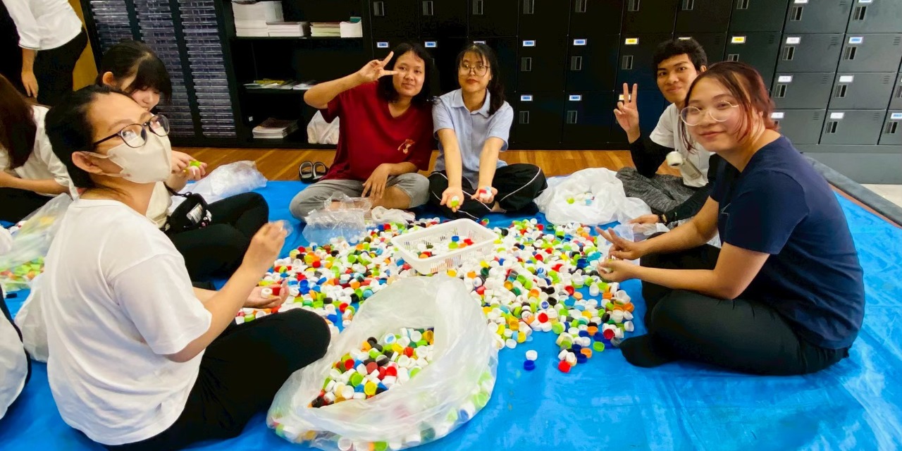 ペットボトルキャップ回収活動を実施しました ～約25,000個のキャップが世界の子どもたちのワクチンへ～