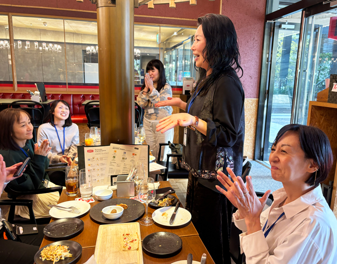 細沼藹芳教授と参加者