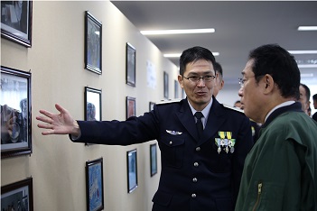 部隊指揮官をつとめた佐藤網夫さん