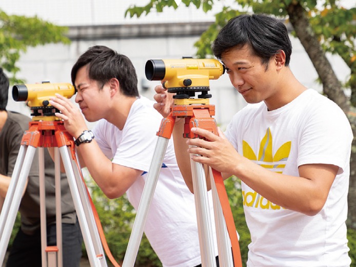 建築土木科 授業風景