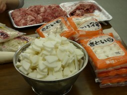 仙台芋煮の材料