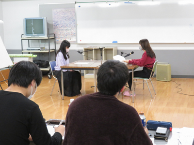 相談援助実習を一部学内実習で実施