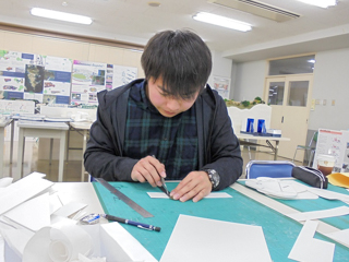 インテリア科 卒業制作展準備「ラストスパート!」