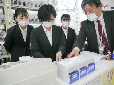 医療情報管理科1年生が3週間の学内実習中