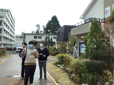 インテリアコーディネート実務の授業で住宅展示場を見学