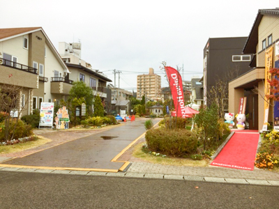 インテリアコーディネート実務の授業で住宅展示場を見学