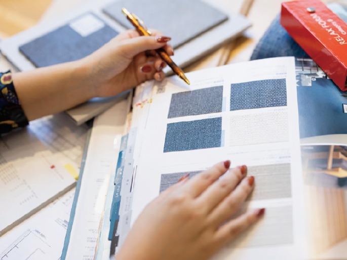 インテリア科 授業風景