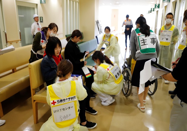 365体育投注元年度 石巻赤十字病院 大規模地震災害実働訓練