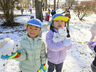 久慈幼稚園の冬