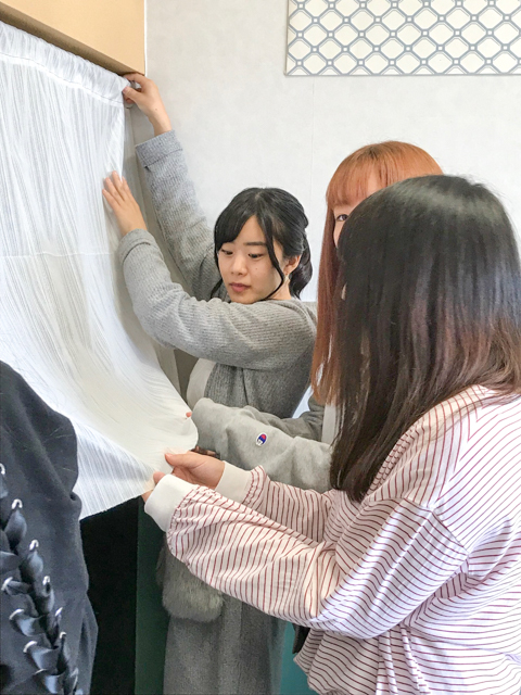 期間限定カフェの内装をインテリアコーディネート