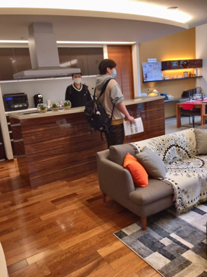 インテリアコーディネート実務の授業で住宅展示場を見学