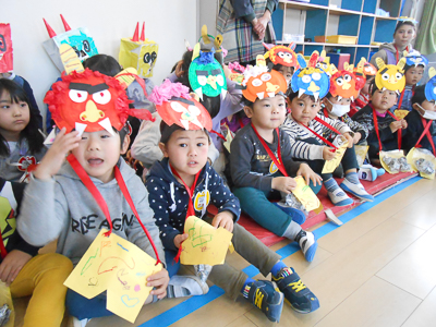 豆まき会をしました！ - 友愛幼稚園NEWS