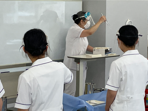 清潔操作(鑷子の扱い方)