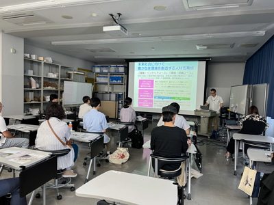 建築環境学科の紹介の様子