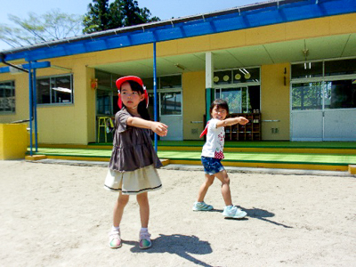 ドッチボール、リレー等の運動遊び