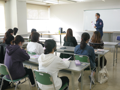 医療秘書科1年生  救急救命講習会