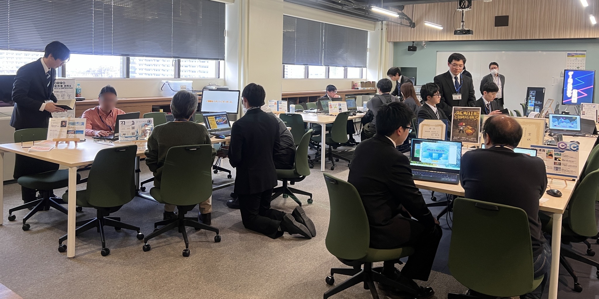 作品展示会の様子