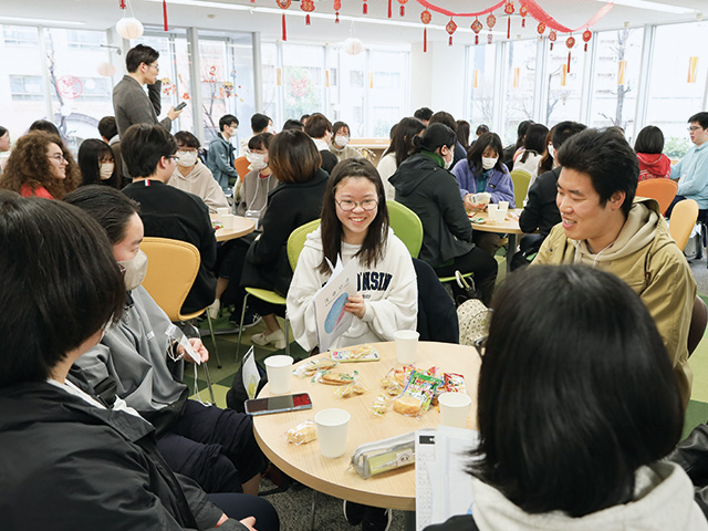 Point3 中国人留学生との交流