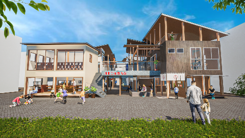 ショップデザインII/横浜・元町に建つショップ設計