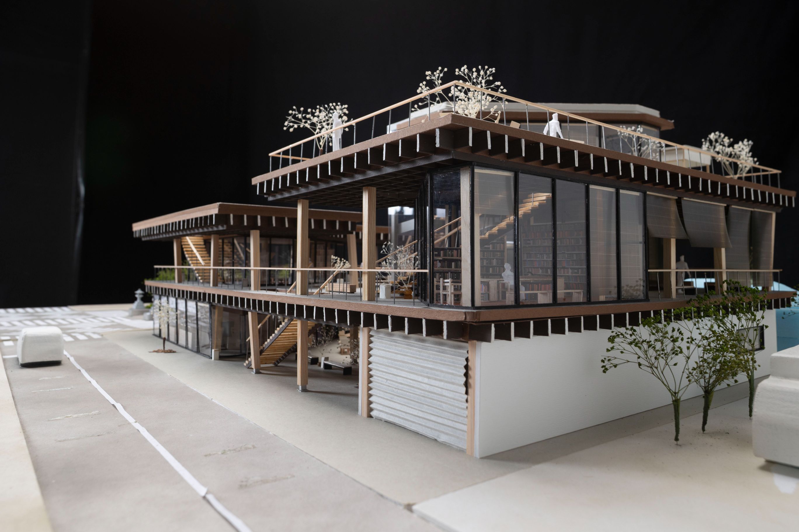 日本写真芸術専門学校にて交流模型撮影会青山製図専門学校