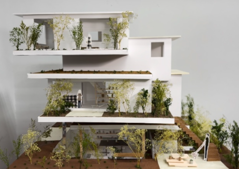 最小限住宅の設計:2人のための住処