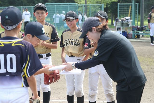 毎試合、活躍した選手を表彰