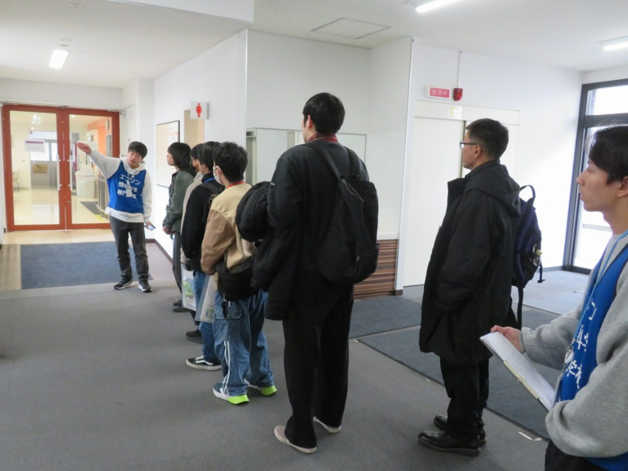 施設見学（食堂・売店）