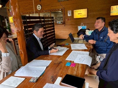 一般社団法人ヨロン島観光協会でのヒアリング調査①