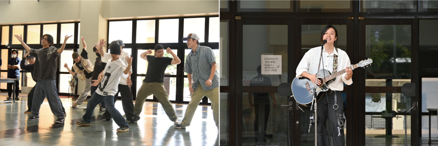 オープンキャンパスサークルによるアトラクションの様子