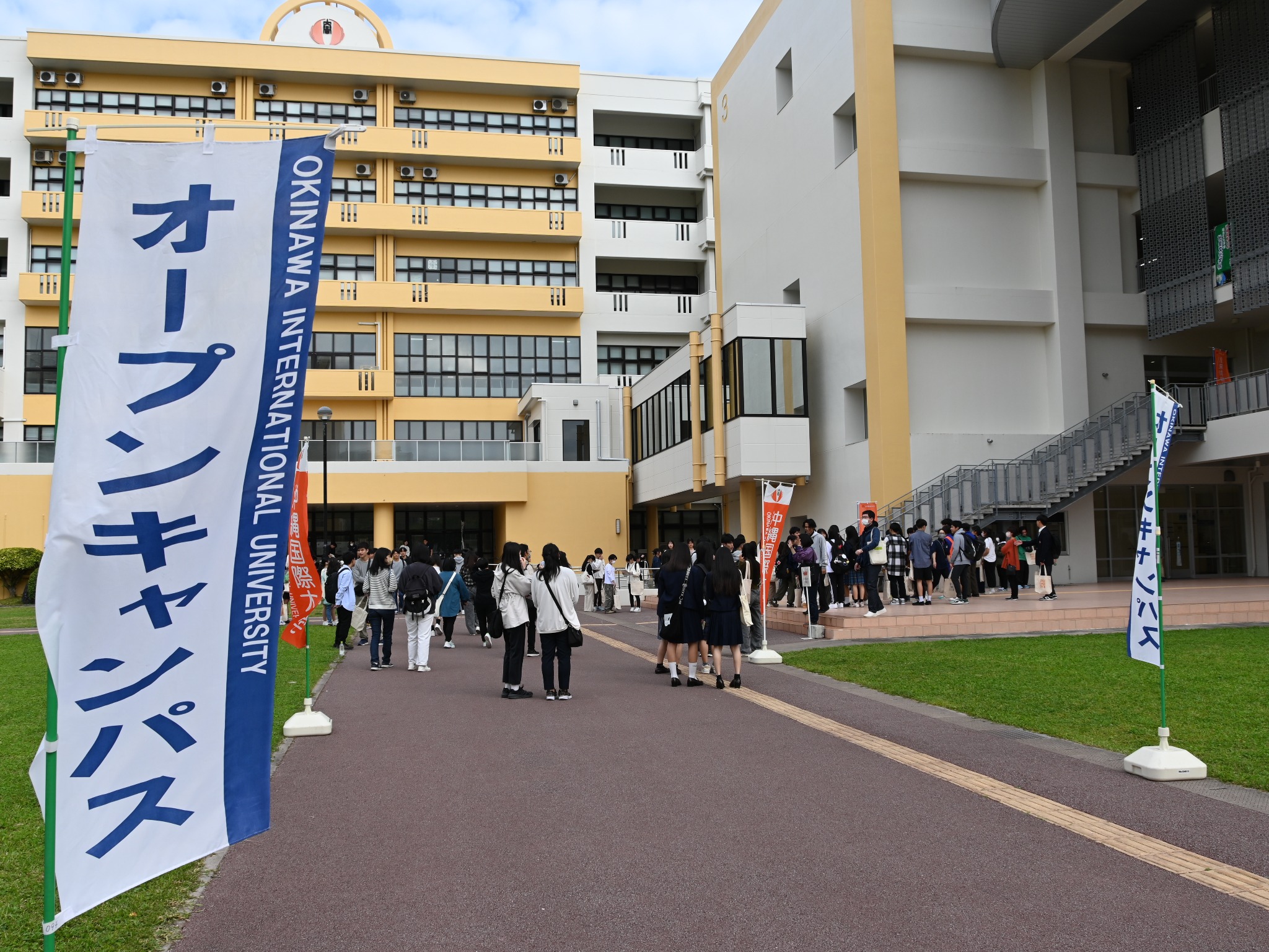 春のオープンキャンパスの様子
