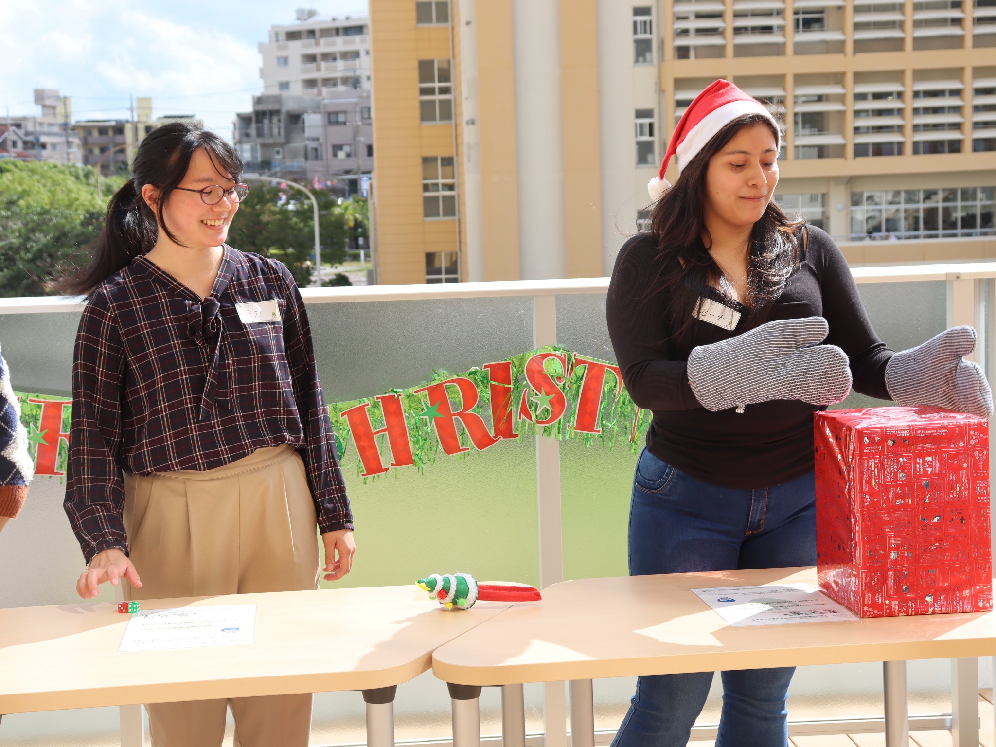 国際交流クリスマスパーティの様子