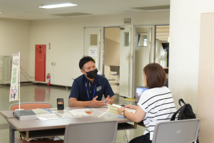 相談ブースの様子