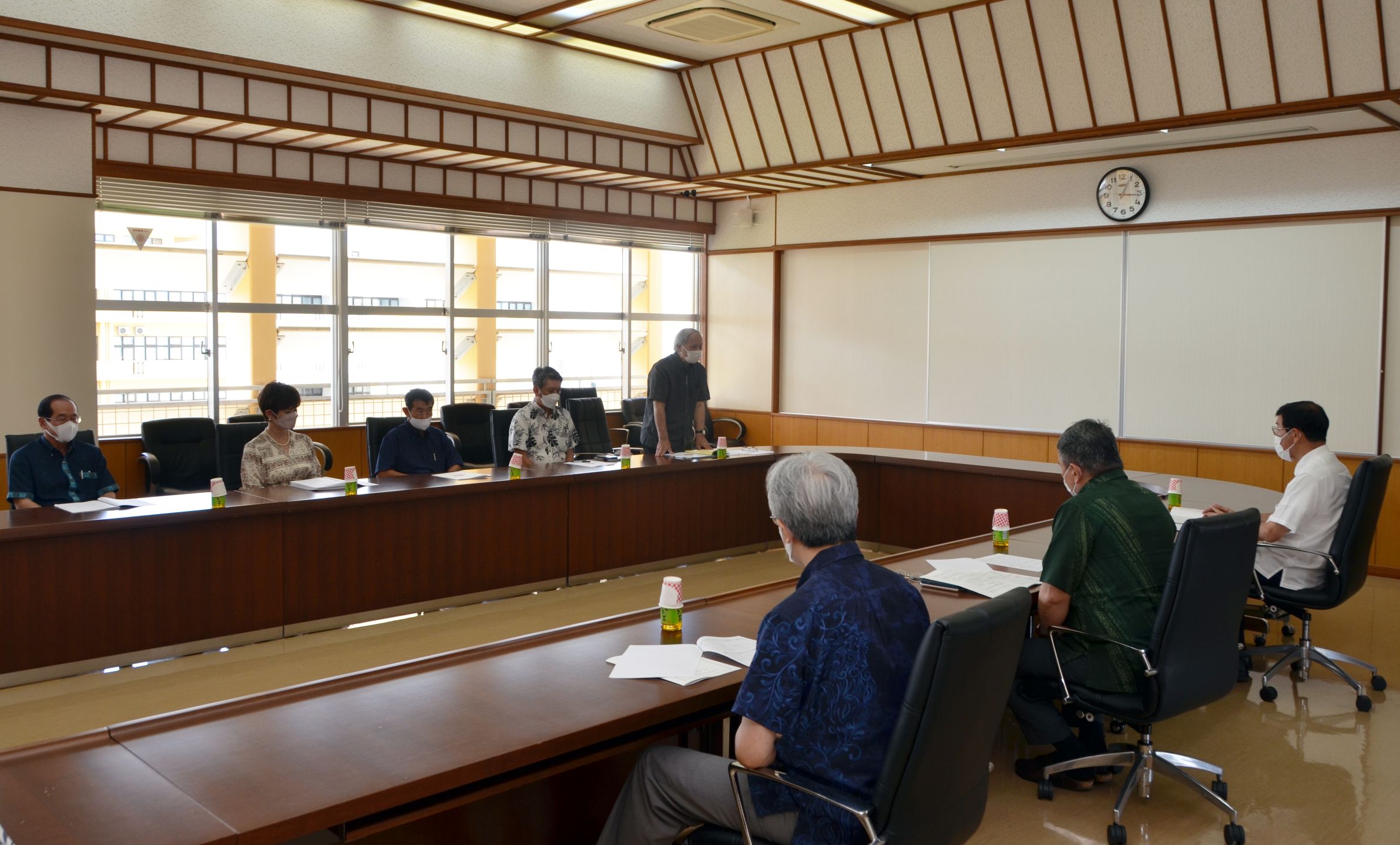 表敬訪問の様子