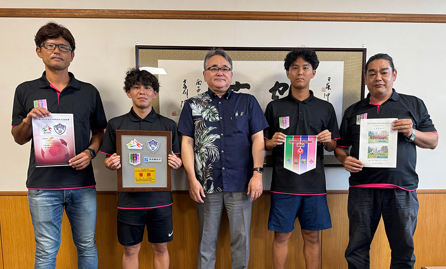 学長表敬訪問の様子