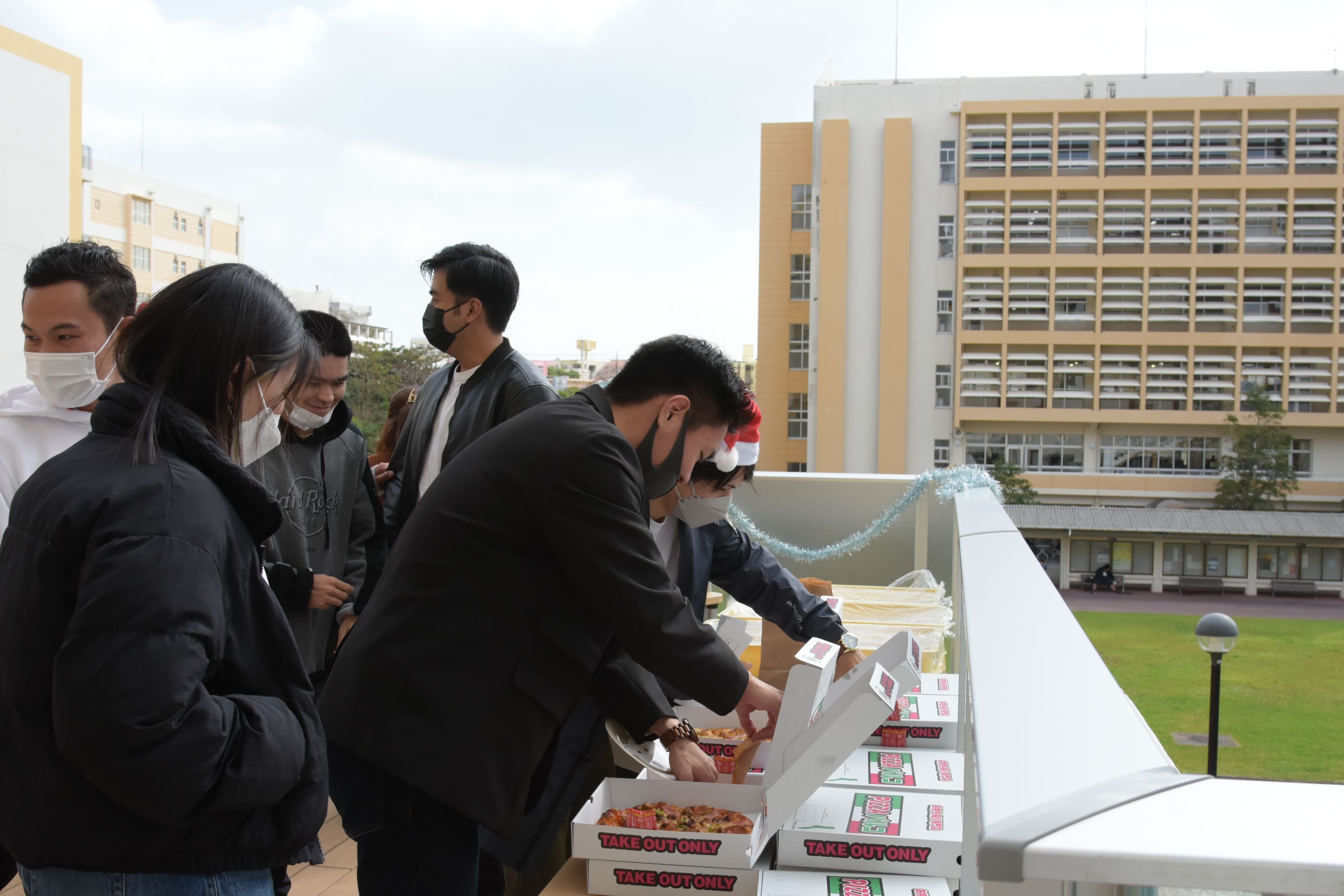 クリスマスパーティの様子