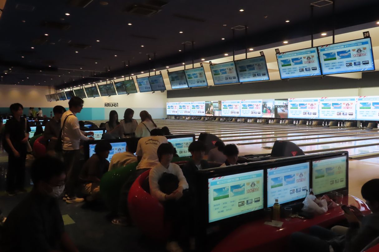 ボーリング風景