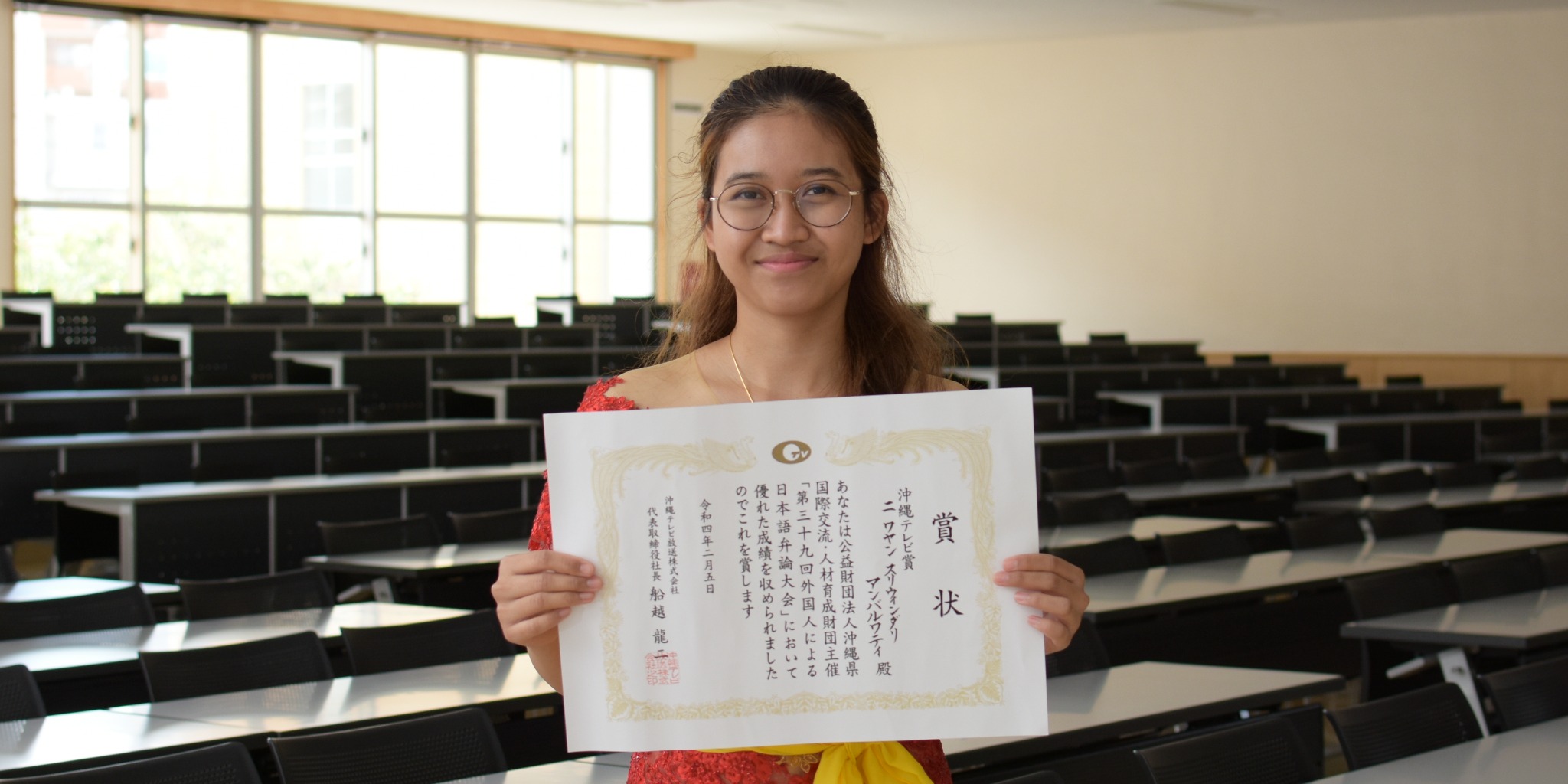 入賞したスリウィンダリさん