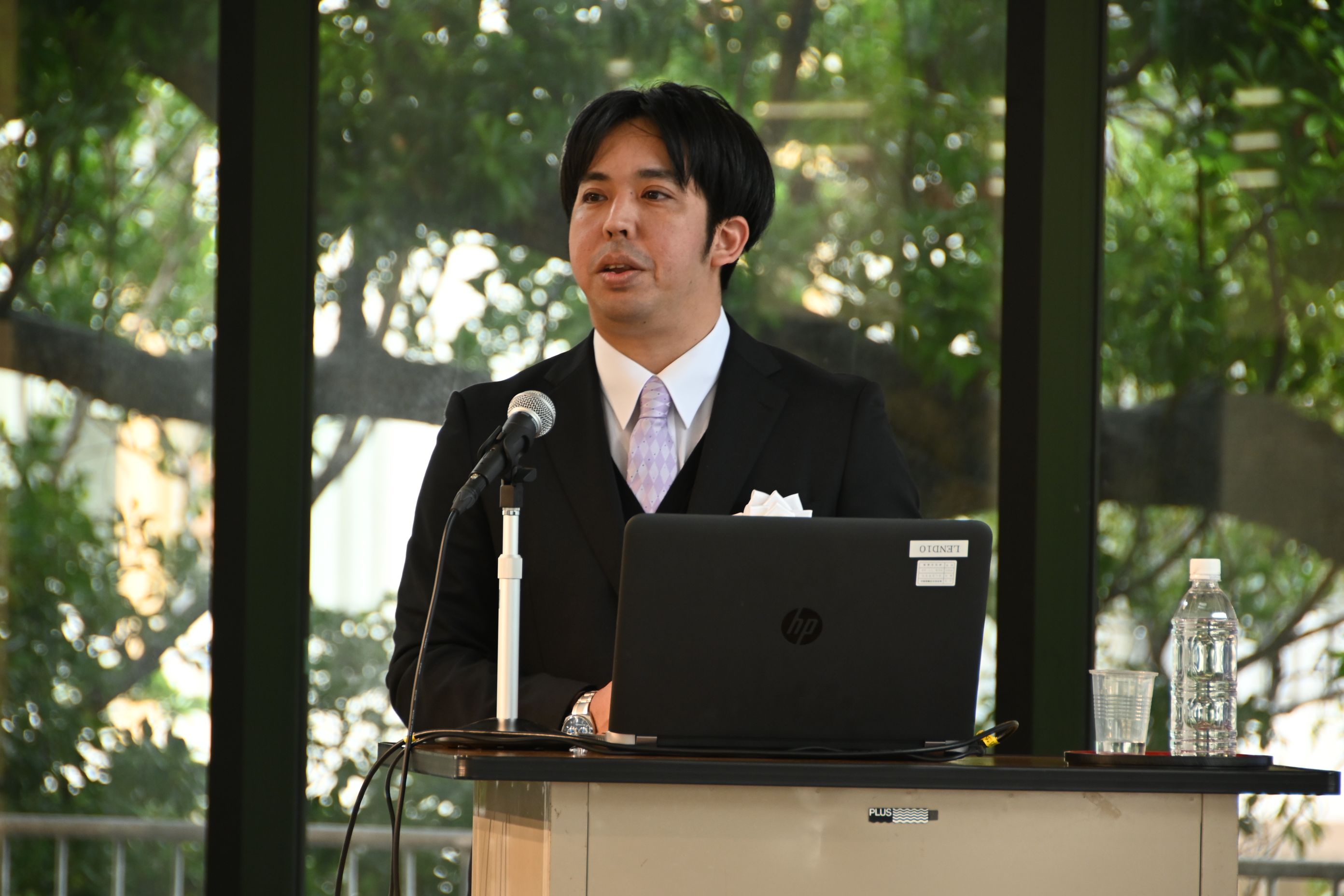 受賞者研究報告の様子