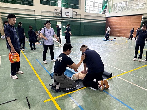 聖泉大学 看護学部 普通救命講習 防災士