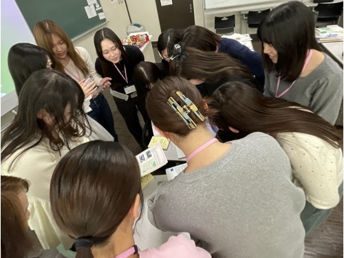 聖泉大学　別科助産専攻　帯祝い安産祈願　オレンジリボン運動