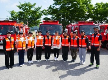 聖泉大学 彦根市消防団機能別分団大学生団員