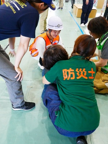 聖泉大学 地域連携交流センター 防災訓練