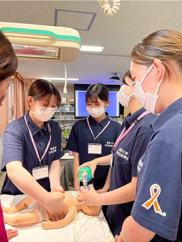 聖泉大学 別科助産専攻 新生児蘇生法(NCPR)