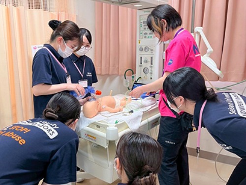 聖泉大学 別科助産専攻 新生児蘇生法(NCPR)
