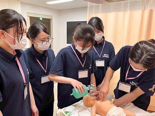 聖泉大学 別科助産専攻 新生児蘇生法(NCPR)