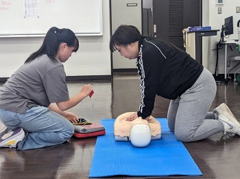 聖泉大学　看護学部　普通救命講習