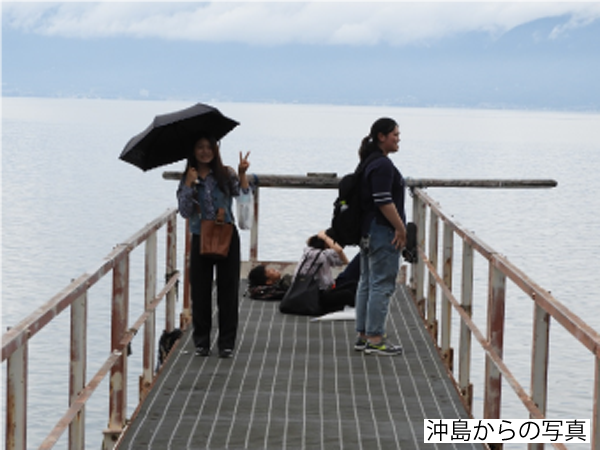 日本で唯一、人が暮らす湖上の島、沖島フィールドワーク