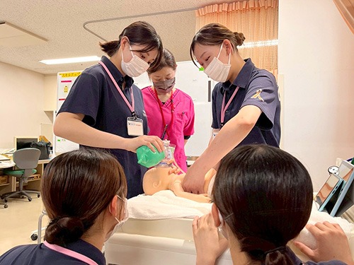 聖泉大学 別科助産専攻 新生児蘇生法(NCPR)